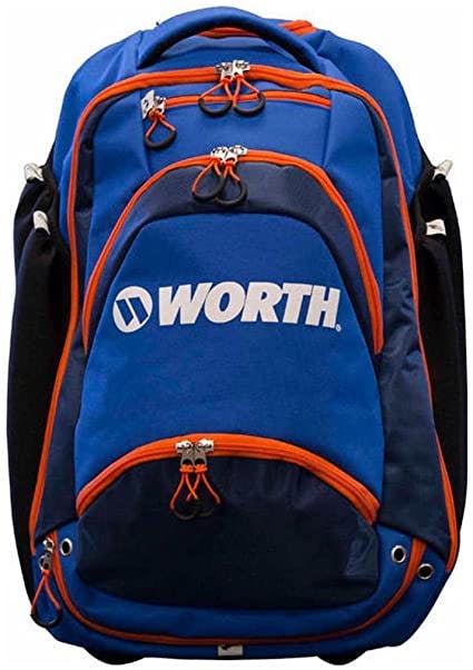 Worth Baseball/Softball Backpack Bat Bag Blue/Orange 